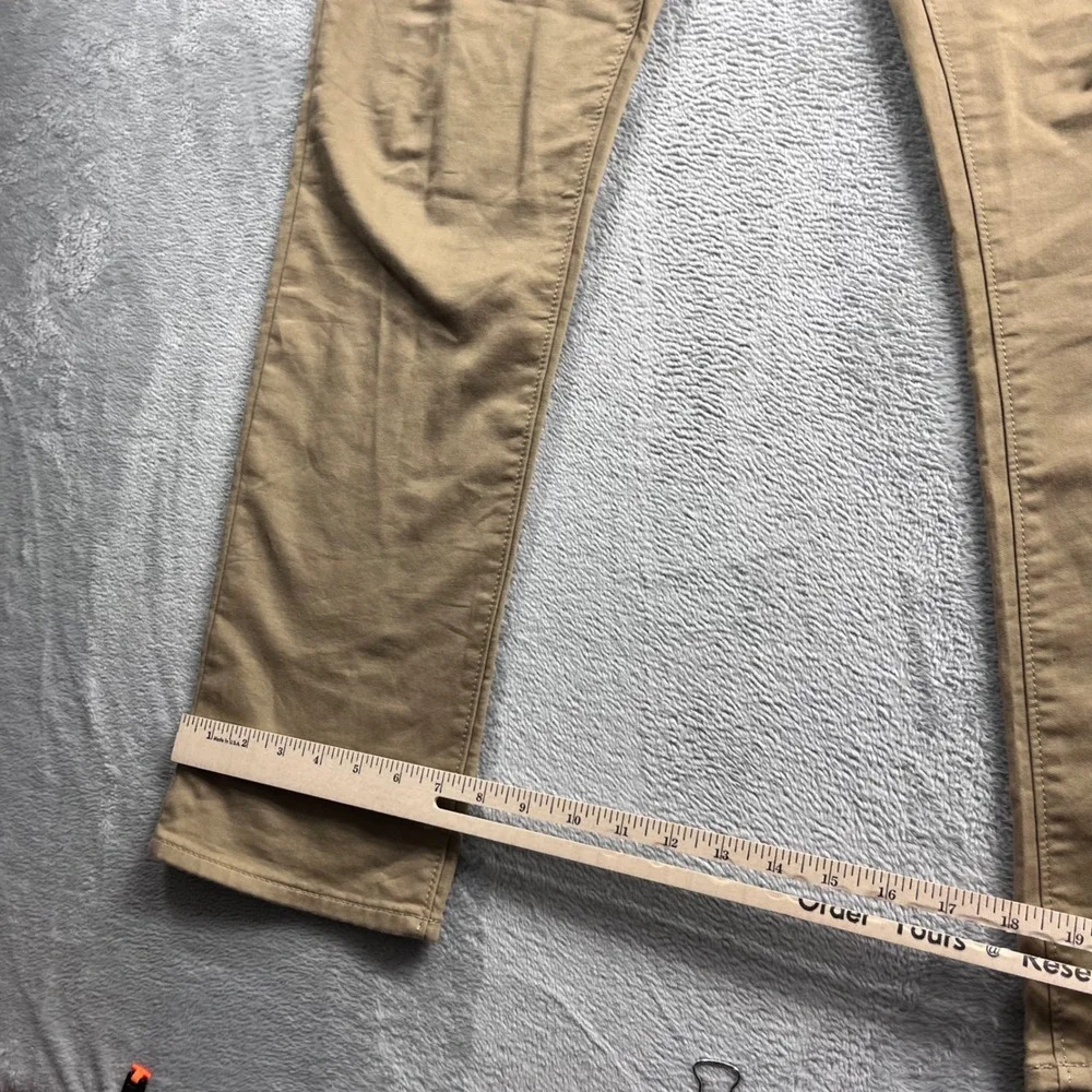 Banana Republic Travel Jeans Mens 33x32 Slim Fit‎ Khaki Tan Stretch Pants